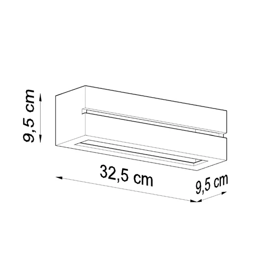 SOL-Fali lámpa kerámia VEGA LINE