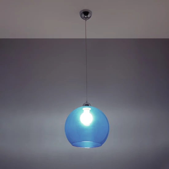 SOL-Függőlámpa BALL kék
