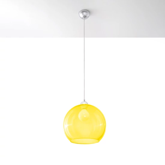 SOL-Függőlámpa BALL sárga