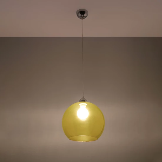 SOL-Függőlámpa BALL sárga