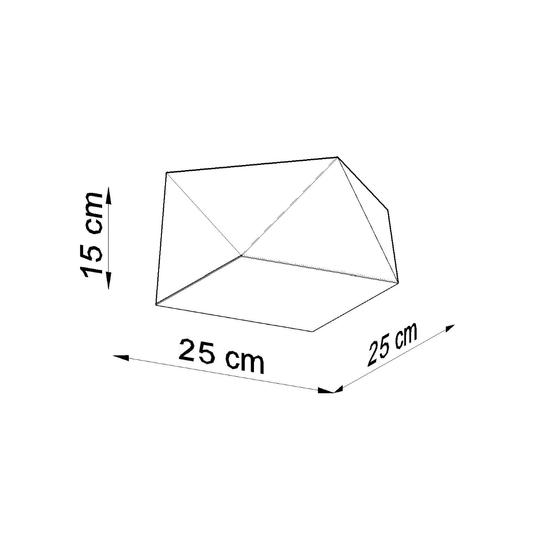 SOL-Mennyezeti lámpa HEXA 25 fekete
