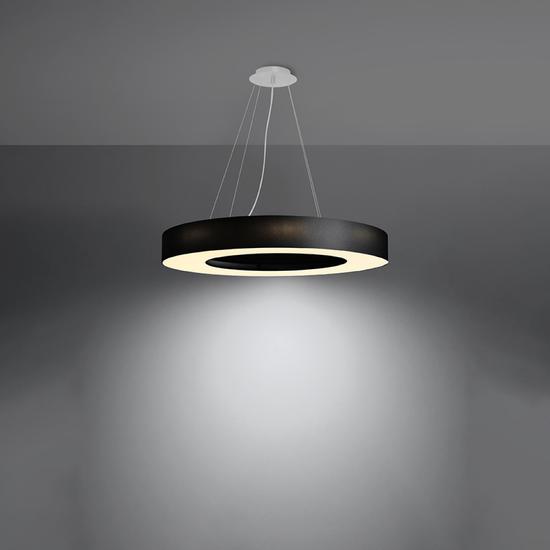 SOL-Csillár SATURNO SLIM 70 fekete