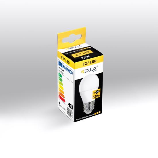 SOL-LED izzó E27 3000K 7,5W 620lm