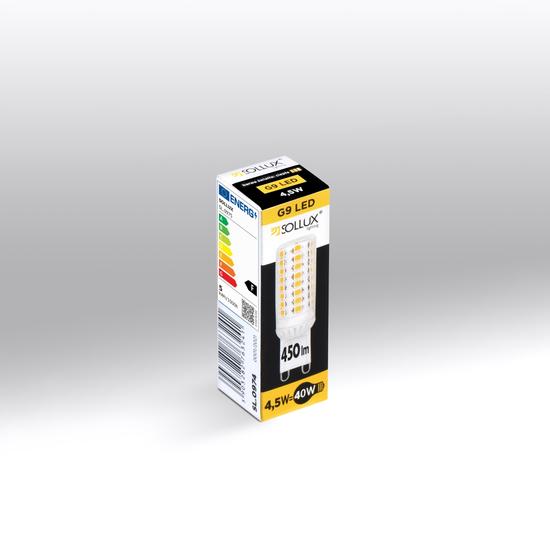 SOL-LED izzó G9 3000K 4,5W 450lm