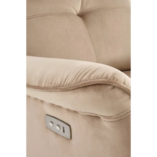 HLM-Aladin elektromos relax fotel bézs