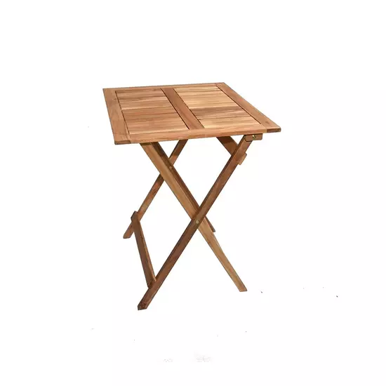 EMA akácfából készült összecsukható kerti asztal, 55 cm