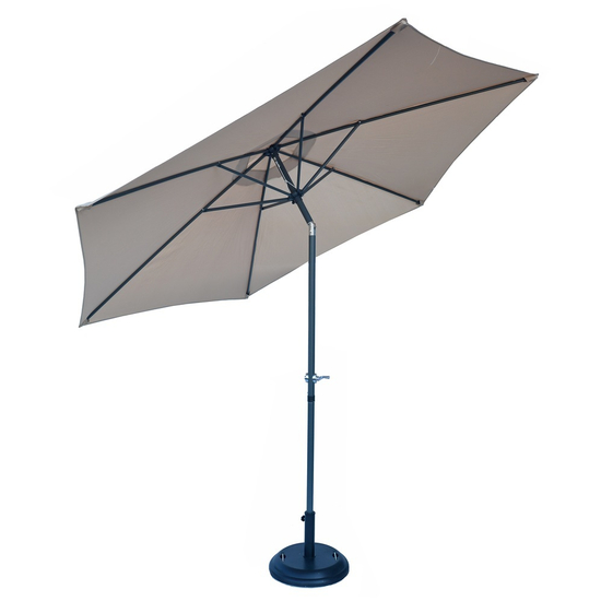 Dönthető napernyő, talp nélkül - bézs - ø 300 cm