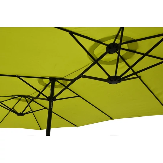 DOUBLE ZWU-307 napernyő, hajtókarral - lime - 456 cm