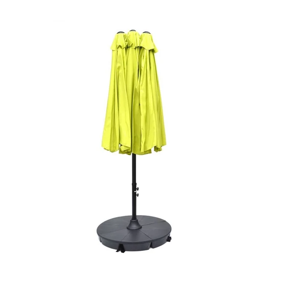 DOUBLE ZWU-307 napernyő, hajtókarral - lime - 456 cm