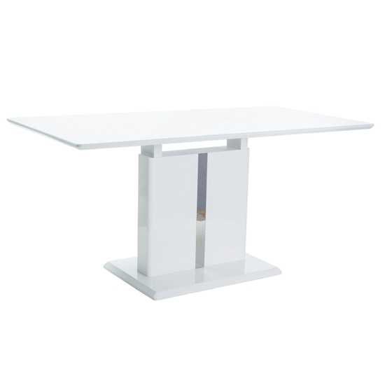 BAL-Dallas asztal lakk fehér 110-150X75