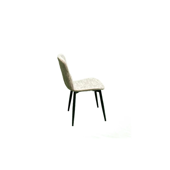 ASR110 világos bézs szövet étkezőszék