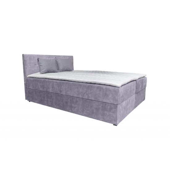 MIL - Átox boxspring ágy KÖZÉPSZÜRKE