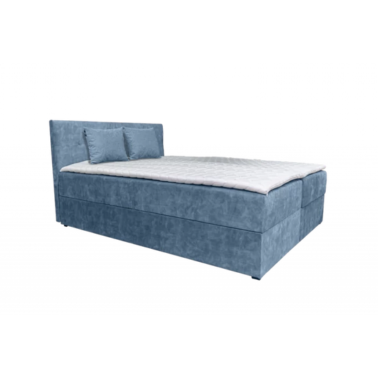 MIL - Átox boxspring ágy VILÁGOSKÉK