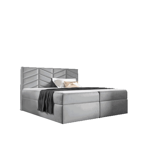 Integrale 160x200 ágyneműtartós boxspring ágy ZÖLD