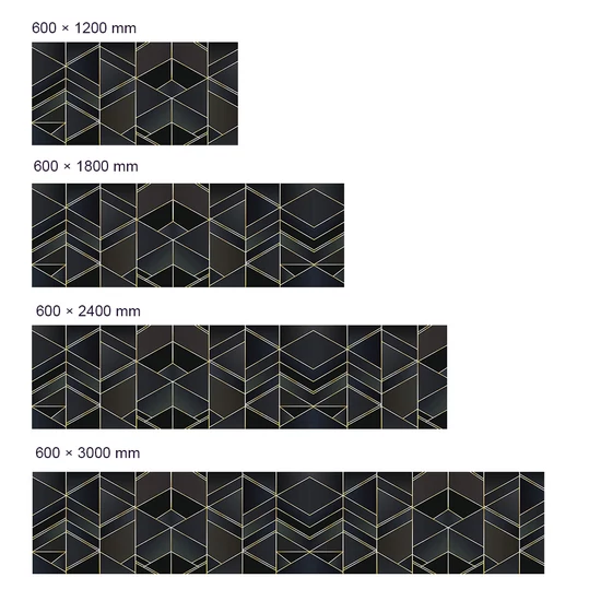 Konyhapanel art deco méretválaszték