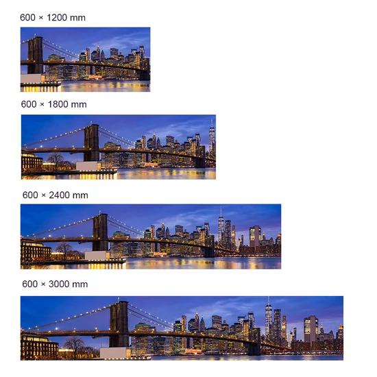 Konyhapanel New York méretválaszték