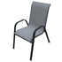 XT1012C fém kerti szék, 69 x 55 x 95 cm - szürke