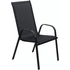 XT1012C fém kerti szék, 69 x 55 x 95 cm - fekete