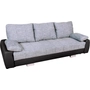 Kép 1/3 - Stefan karfás ágyazható kanapé - szürke/fekete