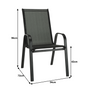 Kép 2/9 - TEMP-Aldera rakásolható szék, fekete