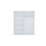 Kép 3/5 - NID-Ferro 180 szekrény, tolóajtós gardróbszekrény, tükörrel, fehér