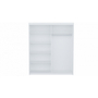 Kép 3/5 - NID-Ferro 180 szekrény, tolóajtós gardróbszekrény, tükörrel, fehér