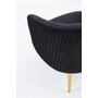Kép 4/9 - HLM-CROWN design fotel, fekete-arany