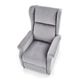Kép 2/11 - HLM-AGUSTIN M relax fotel masszázs funkcióval szürke