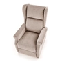 Kép 2/11 - HLM-AGUSTIN M relax fotel masszázs funkcióval bézs