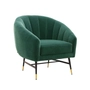 Kép 2/9 - HLM-BRITNEY design fotel, sötétzöld-fekete-arany