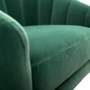 Kép 6/9 - HLM-BRITNEY design fotel, sötétzöld-fekete-arany
