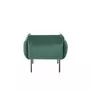 Kép 2/10 - HLM-BRASIL design fotel, sötétzöld-fekete