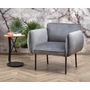 Kép 3/10 - HLM-BRASIL design fotel, szürke-fekete