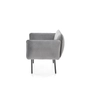 Kép 4/10 - HLM-BRASIL design fotel, szürke-fekete