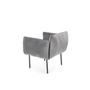 Kép 5/10 - HLM-BRASIL design fotel, szürke-fekete