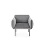 Kép 9/10 - HLM-BRASIL design fotel, szürke-fekete