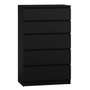 Kép 1/3 - Bartosz M5 fiókos szekrény, fekete