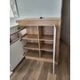 Line két ajtós vitrines komód balos