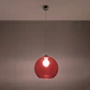 SOL-Függőlámpa BALL piros