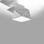 Kép 2/5 - SOL-Mennyezeti lámpa HEXA 25 ezüst