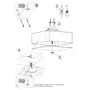 Kép 5/8 - SOL-LOKKO 55 fehér mennyezeti lámpa