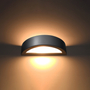 Kép 3/8 - SOL-Fali lámpa kerámia ATENA szürke