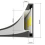 Kép 8/15 - SOL-RIO 78 arany LED 3000K függőlámpa RIO 78 arany LED 3000K
