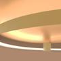 Kép 7/16 - SOL-Mennyezeti lámpa RIO 110 arany LED 3000K