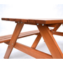 Kép 3/5 - PIKNIK fenyőfából készült lakkozott kerti bútor garnitúra, 160 cm 