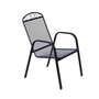 Kép 2/7 - ZWMC-31 fém kerti szék, 56 x 69 x 93 cm - fekete