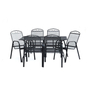 Kép 7/7 - ZWMC-31 fém kerti szék, 56 x 69 x 93 cm - fekete
