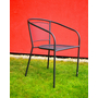 Kép 4/9 - ZWMC-32 fém kerti szék, 58 x 54,5 x 74,5 cm - fekete