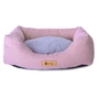 PETSY CONNIE poliészter kutyafekhely - pink-szürke - 75 cm