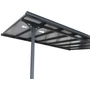 Kép 4/8 - Alumínium pergola, szürke polikarbonáttal, 557x305cm